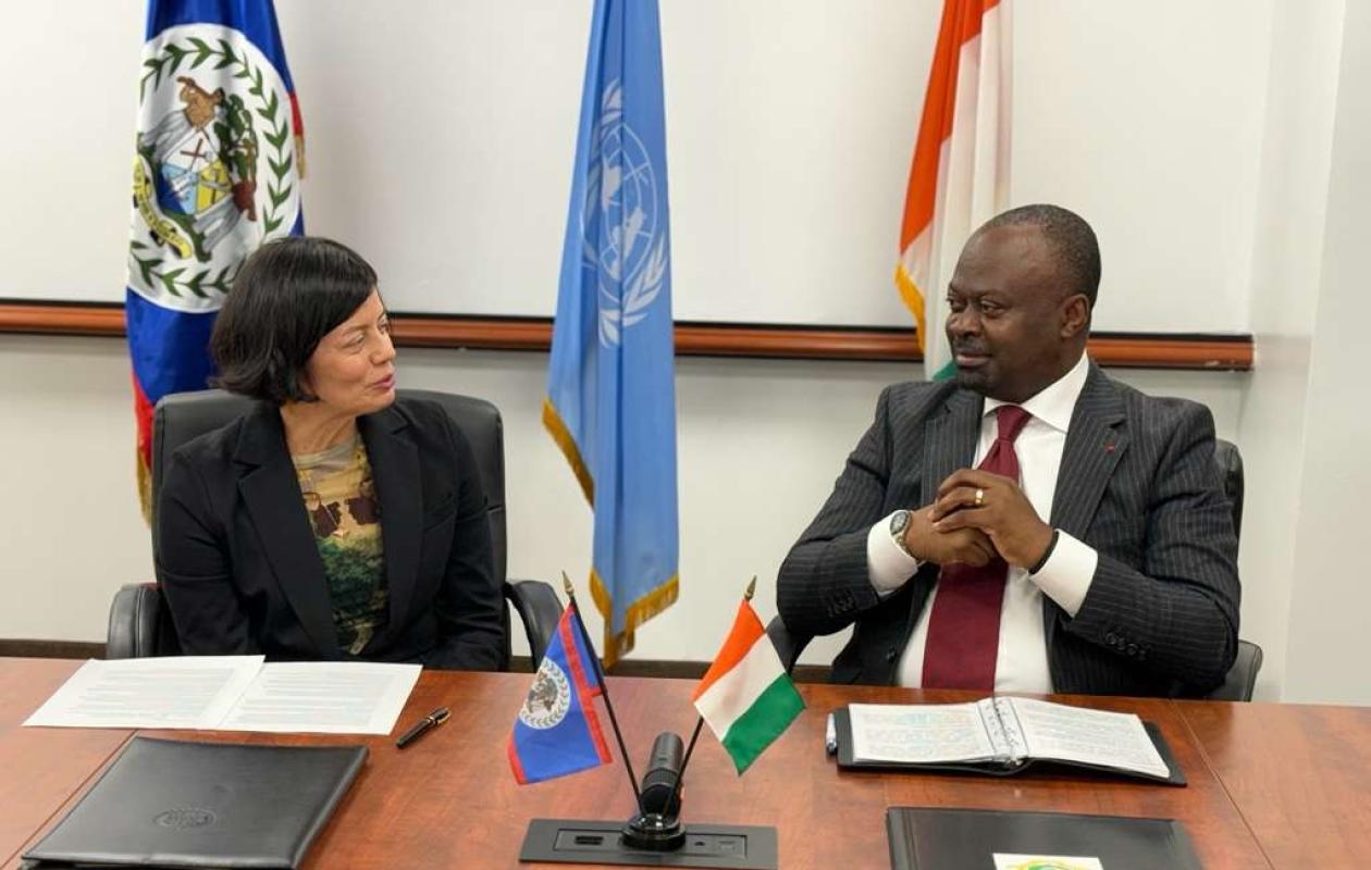 La Côte d’Ivoire et le Belize officialisent leurs relations