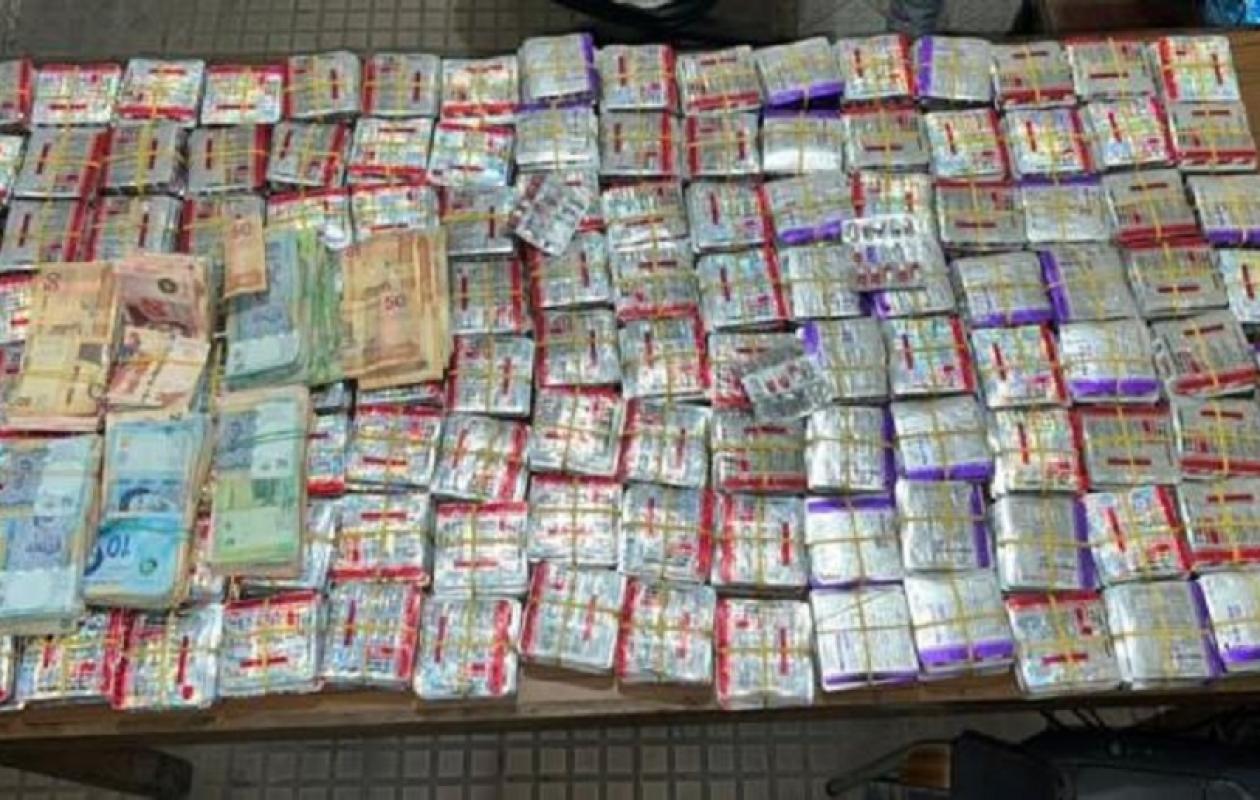 Arrestation et saisie de cocaïne, de cannabis et d’argent liquide