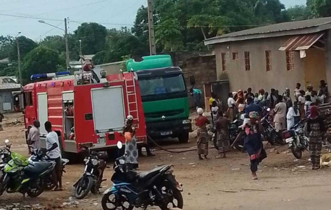 Drame à Bouaké : Une fillette de 4 ans perd la vie dans un incendie à Belleville 1