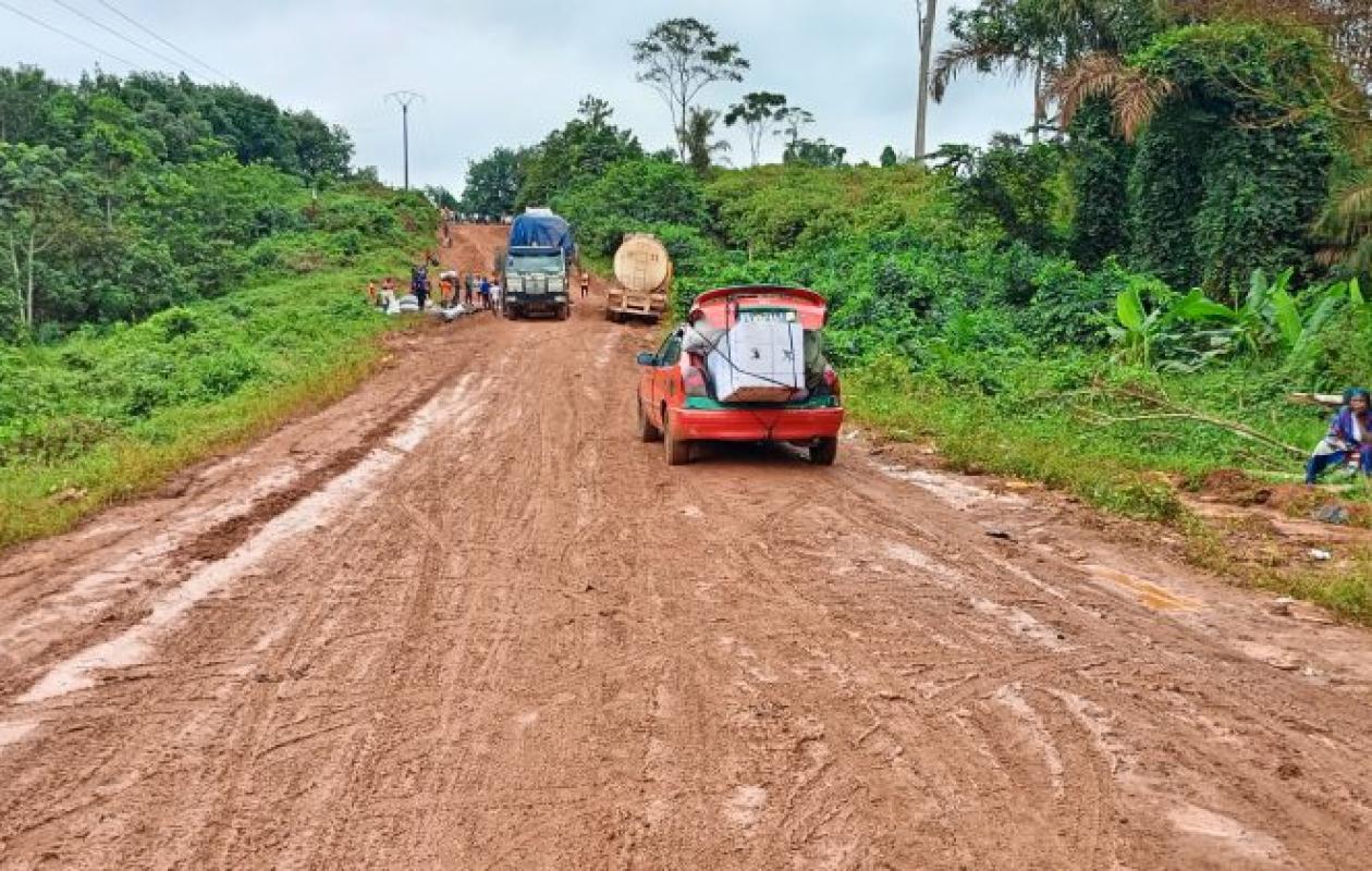 Grabo–Mékéké : la saison des pluies transforme l’axe routier en véritable parcours du combattant