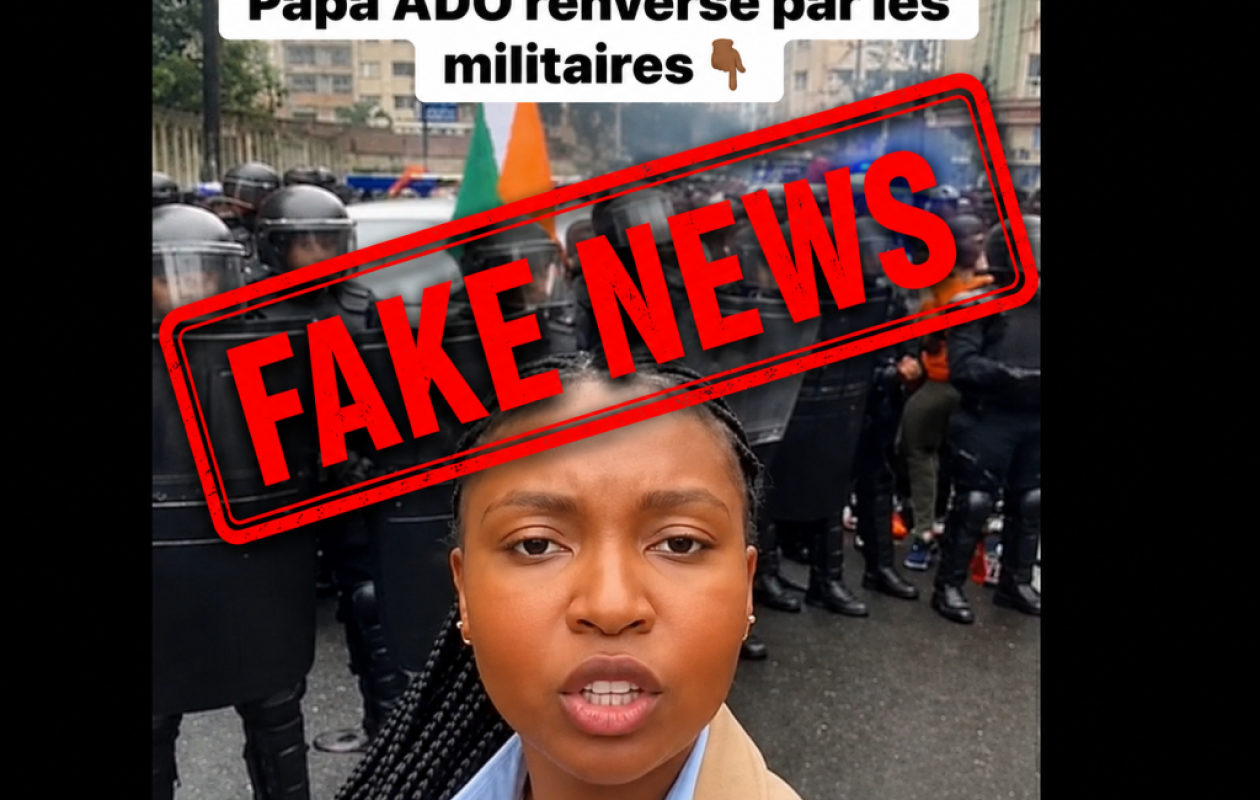 Fact-Checking : Non, le président Alassane Ouattara n'a pas été renversé par un coup d'État