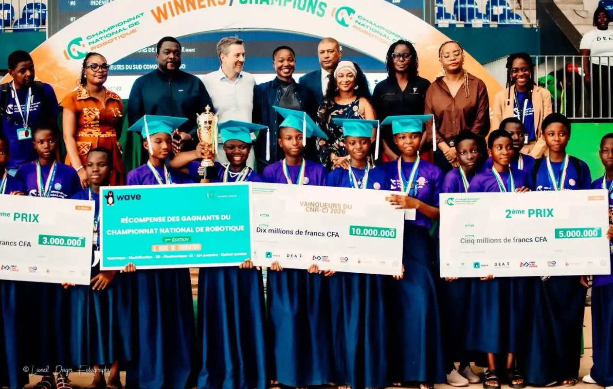 Robotique : Le Lycée moderne de Korhogo sacré champion national 2026