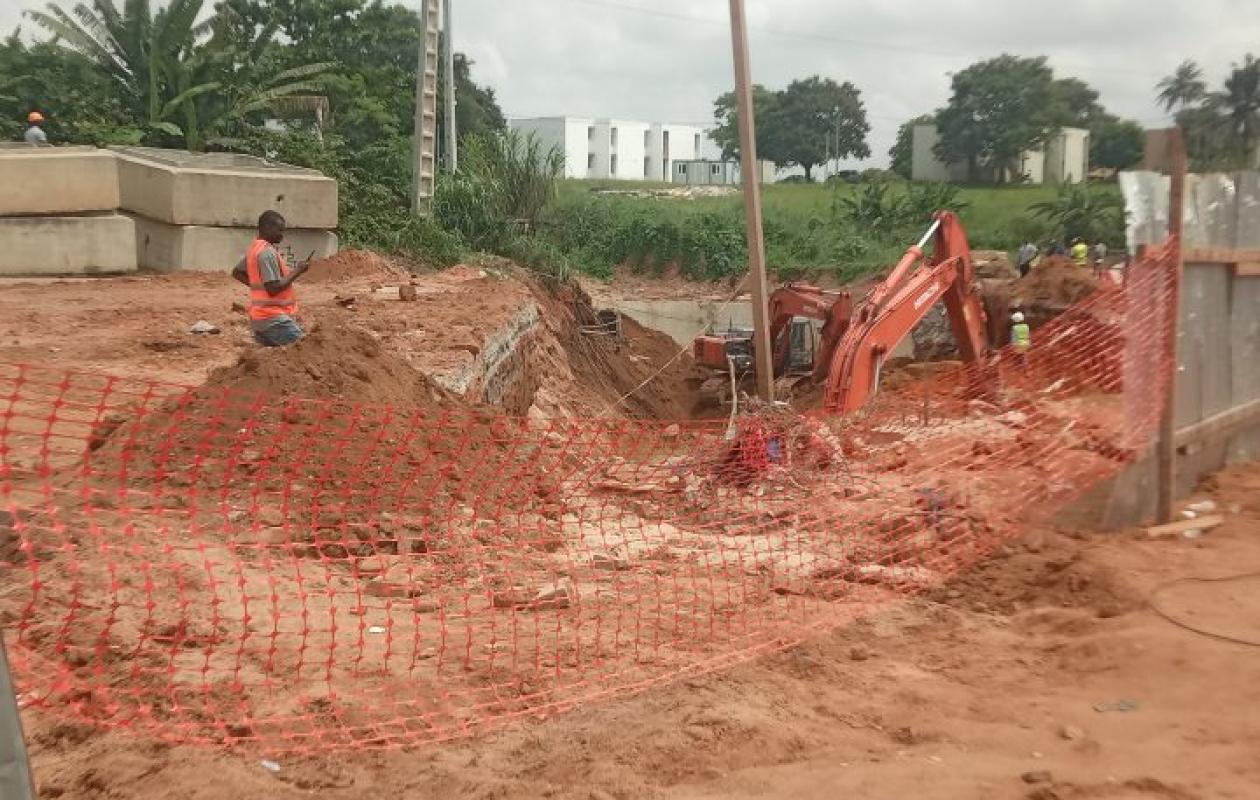 Bingerville : le pont CIE en pleine réhabilitation pour prévenir les inondations