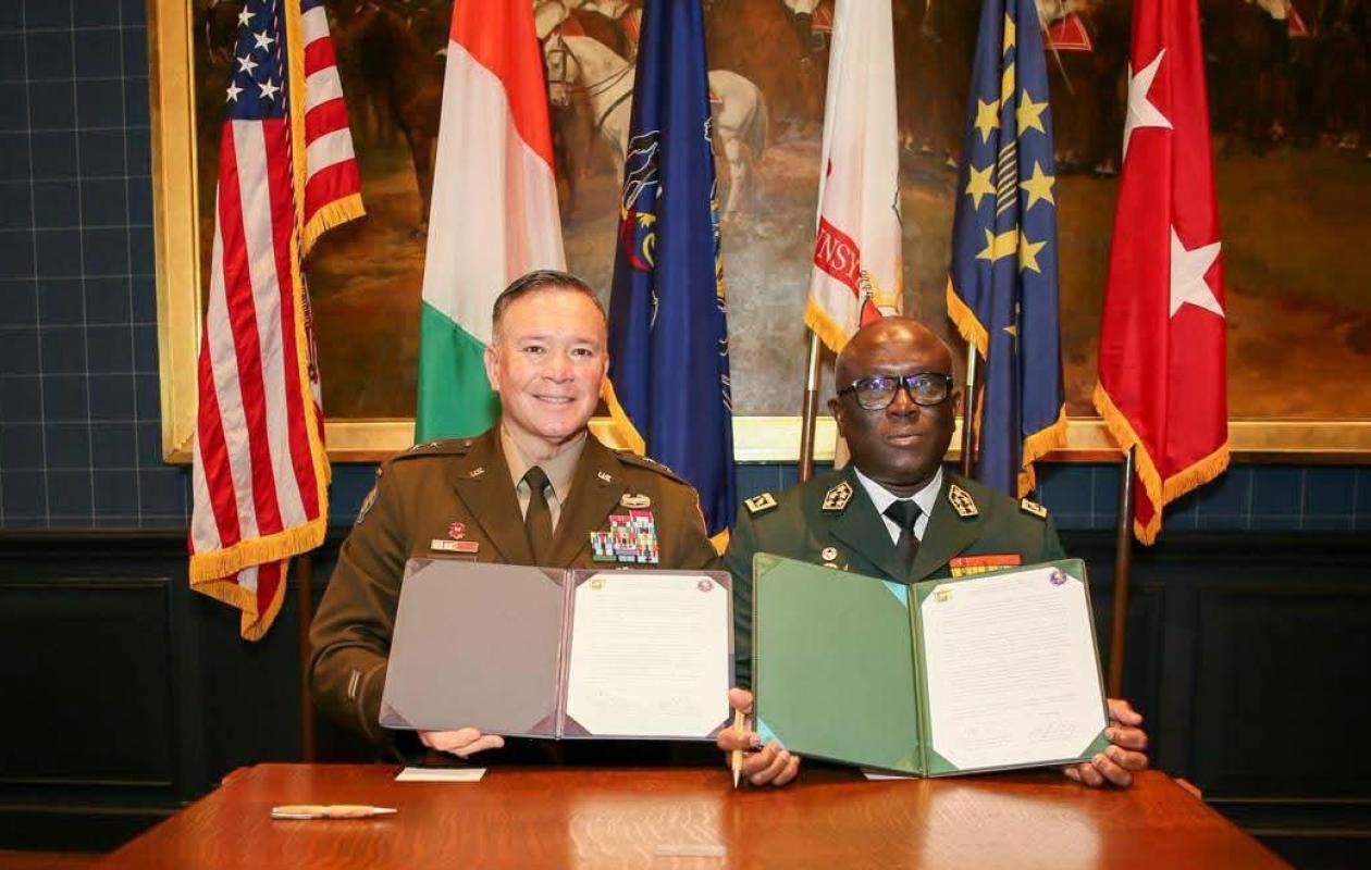 Côte d’Ivoire – États-Unis : Signature d'un partenariat militaire stratégique en Pennsylvanie