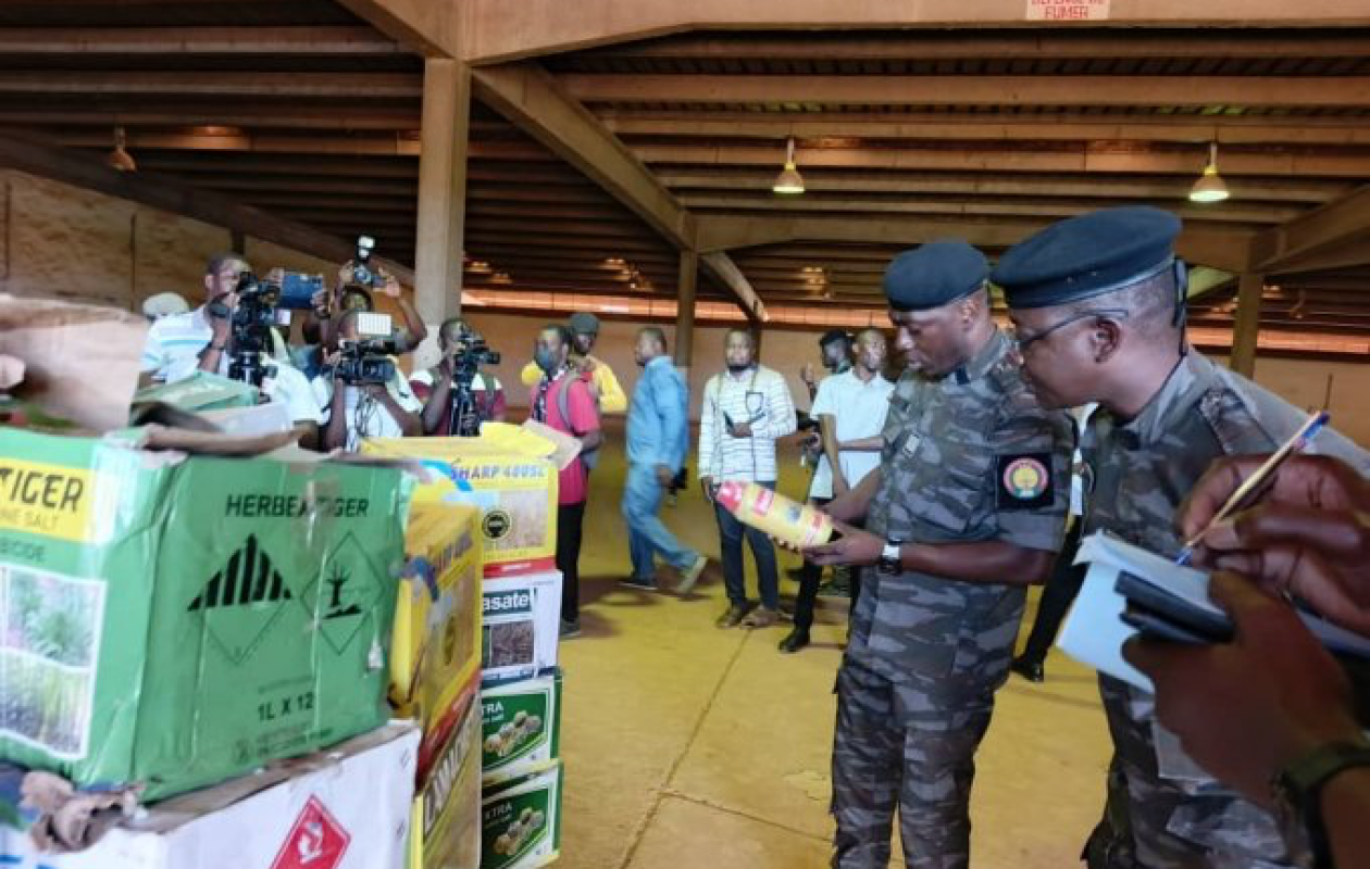 Contrebande : La douane met la main sur des produits alimentaires, sanitaires et phytosanitaires d’une valeur d’environ 115 millions de FCFA