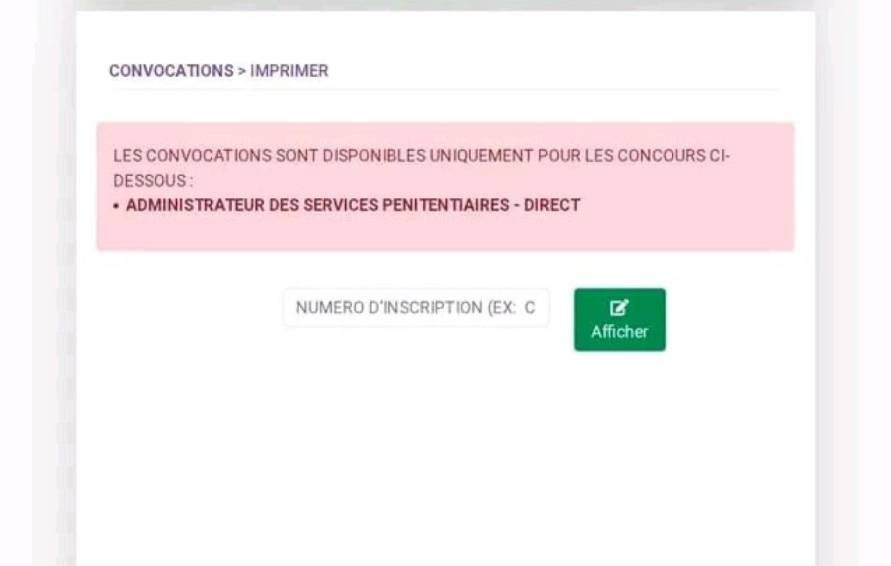 INFJ 2026 : Les convocations pour le concours d'administrateur des services pénitentiaires sont disponibles